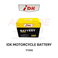 IDK YTZ5S MOTORCYCLE BATTERY 12V5AH BATERI KERING MOTOR POWERSPORTS