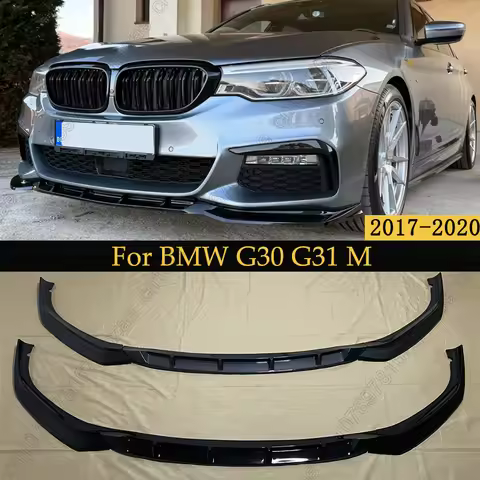 For BMW 5 Series G30 G31 520i 530i 540i M-Pack 2017-2020 Front Bumper Lip Spoiler Splitter Front Lip
