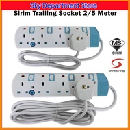 Sirim Trailing Socket Heavy Duty Extension Plug Universal Socket Multi Power Plug Extension Socket
