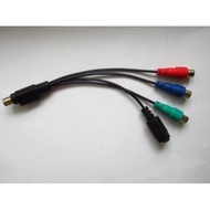 9 Pin S-video to RCA HDTV Adapter 7" Cables 146-00732-0000f