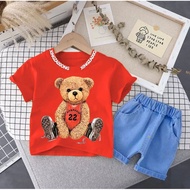 Children's T-Shirts And levis Shorts For Children 1-6 Years Old Girls' Clothes And Boys' Clothes Children's Clothes Latest Children's Suits