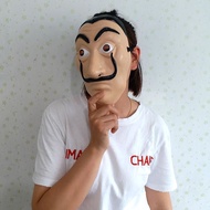 Dali Mask Full Face Funny Funny Mask Halloween Banknote House Smiley Clown Le Mask