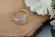 Silver thai Jewelry แหวนหัวใจเงินคลาสสิก Classic Silver Heart Ring
