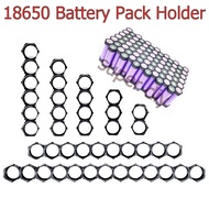 18650 Battery Pack Diy Holder cell Cylindrical 2 3 4 6 10 Slot Bracket Spacer Radiating Shell Case hexagonal Li-ion