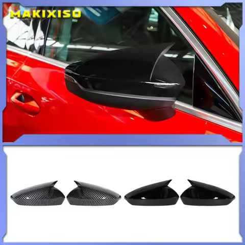 2pcs For Audi A3 S3 RS3 8Y 2021-2024 Car Rearview Mirror Covers Cap Shell Housing door side wing mir