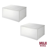 [Bundle of 2] MUJI PP Storage Width 55 cm x Depth 44 cm series