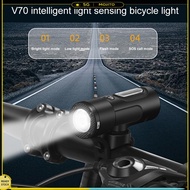 500 Lumen Bike Headlight Rechargeable Bike Light Front Waterproof Front Bike Light 4 Lighting Modes 