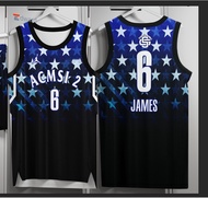 CUSTOMIZED JERSEY (CUSTOM JERSEY NAME/SURNAME/NUMBER) | FULL SUBLIMATION | NBA CUT