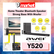 AWEI Y520 HOME THEATER BLUETOOTH SPEAKER STRONG BASS WITH WOOFER