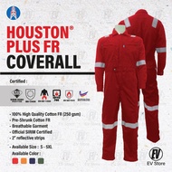Houston Plus Coverall 2" Reflector Fire Resistance Coverall (FRC)