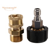Pressure Washer Adapter Set M22 To 1/4 Inch Quick Connect Kit, M22 14Mm To 1/4 Inch Quick Connect Ki