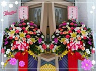 新店/永和/中和【gfg507】開幕喜慶祝賀花柱(1對/2個)~歐式綠坊花苑.花店專人專車配送新北市