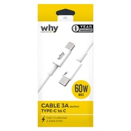 Why Eta Type C to (UC-2211C) 1 Fast Charging Supports 3A USB C Cable 60W