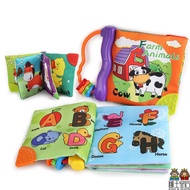 Large Size ABC Baby Cloth Book Commodity Inspection Qualified Early Education Puzzle With Sound Pape
