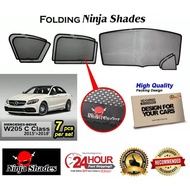 Mercedes-Benz W205 C Class 2015'>2018' Magnetic Ninja Shades Sunshade (7pcs)