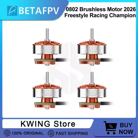 BETAFPV 4PC 0802 Brushless Motor (2026) Ultra-light 1S Motor 28000KV 25000KV 22000KV for Air75 II or