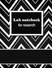 lab notebook for research: laboratory notebook for Highschool, College, graduate Research, or Indepe