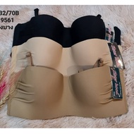 NO.9561 Brand Sister hood The Bra Has A Beautiful Strapless Shape. Thin Bubble Removable Strap Size: