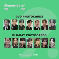 Kpop BTS MEMORIES OF 2020 DVD LOMO Card Polaroid Post Cards Photocards HD Collective ID Photo