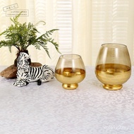 Transparent Transparent Wholesale Creative Flower Ornaments Small Potted Plant Vase Hydroponic Golde