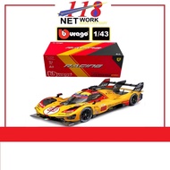 BBURAGO Burago <Racing Series> 1:43 Ferrari Racing 499P AF Corse Team #83 LE MANS Die Cast Car Model