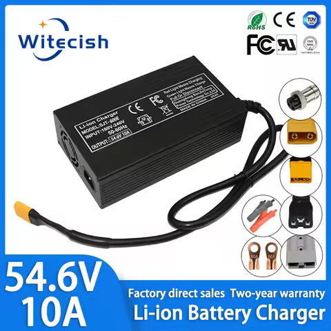 54.6V 3A 10A Lithium Battery Charger 48V 13S Kugoo G1 Charger High quality Li-ion Battery pack Charg
