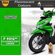 Diton Premium FP9012 Fluorescent Green Colour Motorcycle Spray Paint 400ml