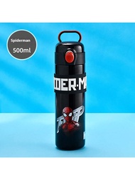 1pc 500ml Disney 316 thép không gỉ thẳng Thermos Cup nước chai dễ thương phong cách đơn giản trẻ tru