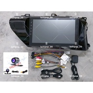 Player Android With Casing Toyota Hilux Revo 2016-2021 Free Reverse Camera
