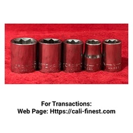 Vintage Craftsman USA SAE 1/2 drive 8 point socket 5pc