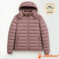 [WildLand] Women Warm Splash-Resistant Detachable Hooded Down Jacket 700FP Coat Snow 0B32101