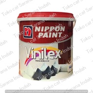 NIPPON PAINT VINILEX WHITE - 5KG 25KG 5 KG 25 KG CAT TEMBOK INTERIOR CAT TEMBOK DALAM CAT 1 GALON cat tembok exterior vinilek 5kg 25 kg 25kg cat tembok nipon pain 5kg