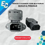 Socket Socket C13 Female & C14 Male