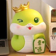 [Lingshan Nacai] Zodiac Ornaments Snake Piggy Bank Only Can't Enter 2025 Children's Shipped From Tai
