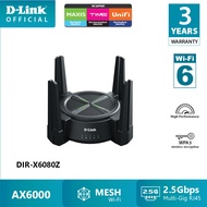 D-Link AX6000 2.5GBPS LAN Multi Gigabit Wi-Fi 6 Mesh Router (Can Mesh with TM Router DIR-X1860Z/DIR-