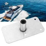 HEEPDD Fabater Boat Seat Base  4x8in Seating Pedestal for 3/4 Pin Post Stainless Steel Plate Mount