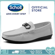Scholl Formal Shoes Men Leather White Shoes for Men Korean Style Office Shoes for Men Casual Fashion