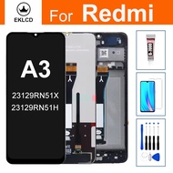 LCD Display For Xiaomi Redmi A3 23129RN51X 23129RN51H Touch Screen Digitizer Assembly With Frame