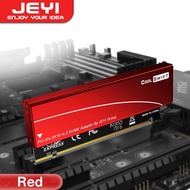 JEYI | JEYI M.2 NVMe to PCIe 4.0 X16 Adapter with Heatsink - for Samsung 980 PRO/970 EVO SSD Aluminu