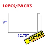 White Document Envelope 9″ X 12.75″ (A4 Size ENVELOPE) (10pcs/packs)