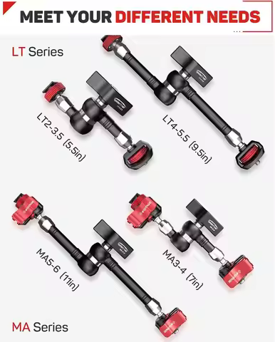 IFOOTAGE Metal Articulating Magic Arm Super Clamp Holder Stand for DSLR Camera Photo Studio Photogra