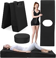 HOMBYS Ergonomic BBL Mattress with Hole After Surgery,High Density Foam Foldable BBL Bed for Sleepin