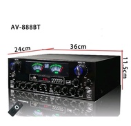 AV888BT Amplifier Bluetooth Stereo Audio Channel 5.1 Karaok Home Theater KERNDY AV-888BT