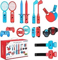 Switch Sports Accessories - CODOGOY 18 in 1 Switch Sports Accessories Bundle for Nintendo Switch Sports, Family Accessories Kit Compatible with Switch/Switch OLED Sports Games