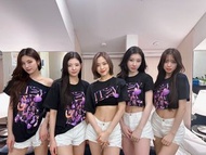 [Itzy同款衣服] 官方正版Itzy Checkmate香港演唱會黑色短袖T恤 Itzy Checkmate Concert Black T Shirt