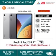 REDMI Pad 2 9.7 WiFi / 4G Tablet 4GB+128GB ROM 7600mAh massive power Snapdragon 6s 4G Gen 2 Mobile