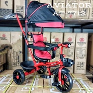 Sepeda anak balita roda tiga aviator AT 7713