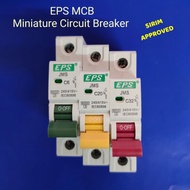 MCB EPS 1 pole MCB 6A/10A/16A/20A/32A (6kA) miniature circuit breaker ( SIRIM Approved )