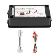 DC Multifunction Battery Monitor Meter LCD Display Digital Current Voltage Solar Power Meter Multimeter Ammeter Voltmeter(Widely Applied To 12V/24V/48V RV/Car Battery)
