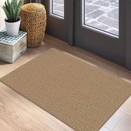 EARTHALL Washable Entryway Rug, Non Slip Indoor Doormat, 2x3 Ft, Golden Tan